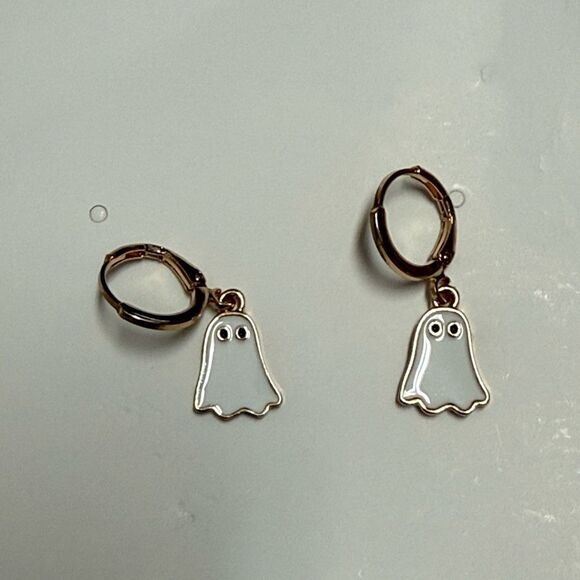 Mini Ghost charm earrings - Picture 6 of 6